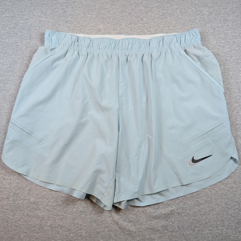 Nike Dri-FIT ADV Run Division Shorts Men's 2XL Blue Running Unlined Stretch